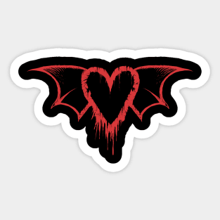 Vampire Heart Sticker